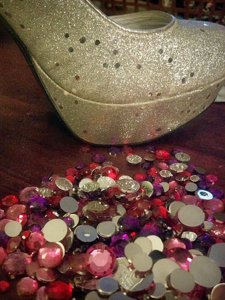 Rock Your Runway How to Rhinestone Shoes